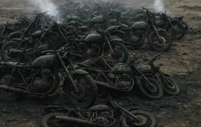 ЗСУ на Лиманському напрямку відбили штурм та знищили 26 мотоциклів росіян