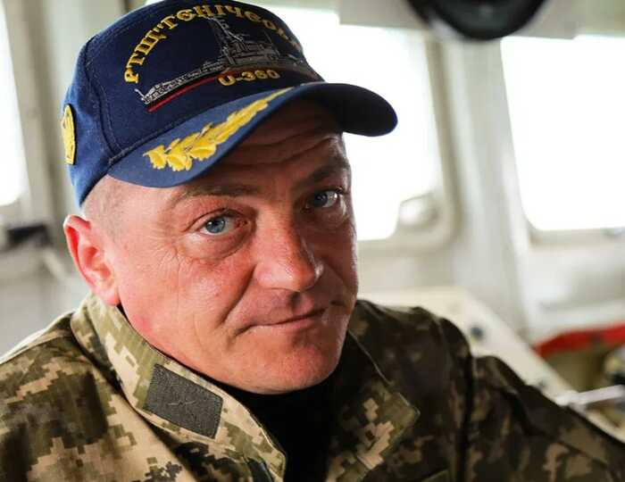 Із полону повернувся колишній командир знищеного мінного тральщика «Генічеськ» Олександр Бойчук