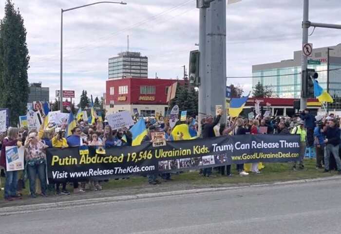 В Анкориджі пройшов великий мітинг на підтримку України